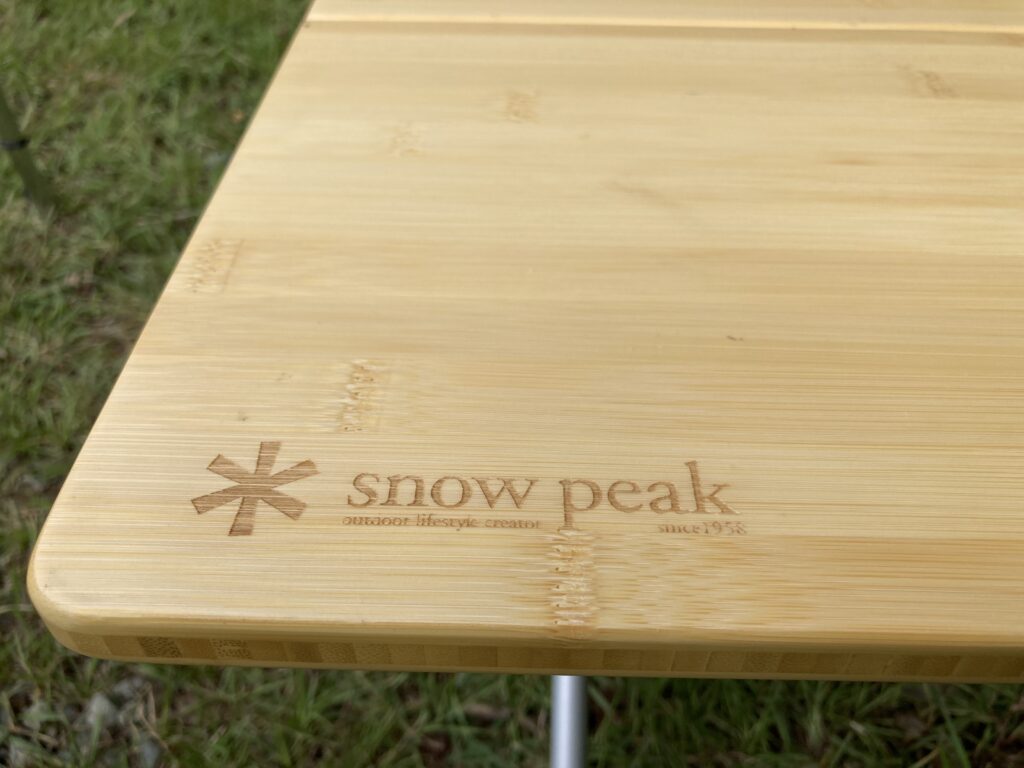 スノーピーク　テーブル　ワンアクションローテーブル竹　天板