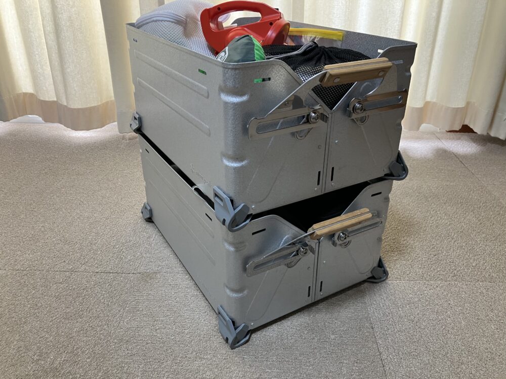 シェルフコンテナ 2段重ね