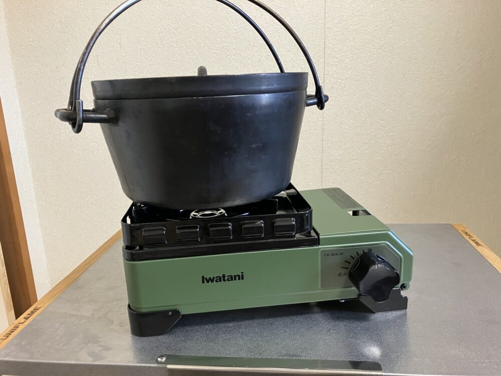 タフまるジュニア ダッチオーブン置けます