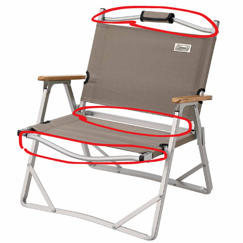 コンパクトフォールディングチェア　座り心地の理由