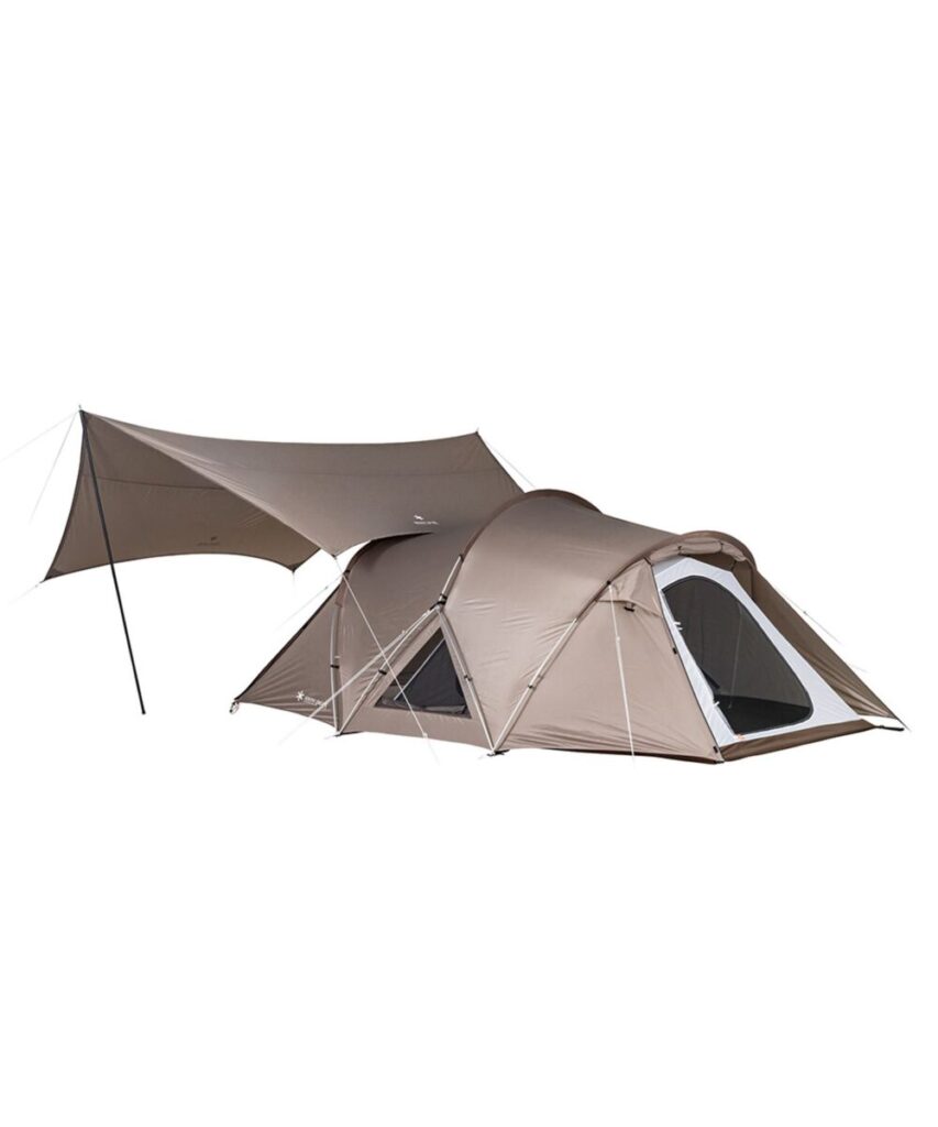 乾燥しやすいランドネストドームMとタープセット