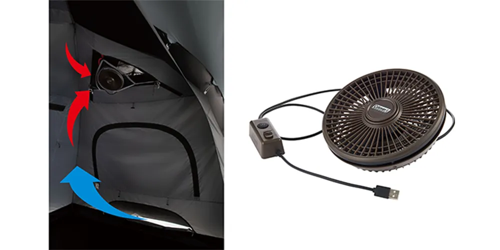 タフスクリーン2ルームエアー mdx+ ldx+ リバーシブルファンベンチレーション