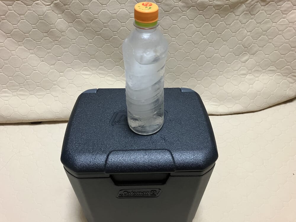 ペットボトル氷結果